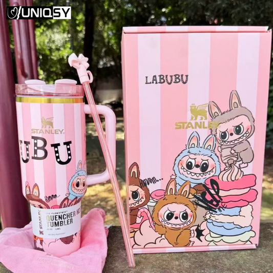 Stanley Labubu Pink 40 OZ Tumbler - Limited Edition