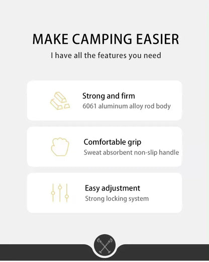 Naturehike Qing Xue Base Three-Section 6061 Aluminum Alloy Trekking Pole (2026)