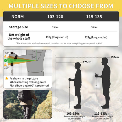 Naturehike Gale Terk UL Trekking Poles