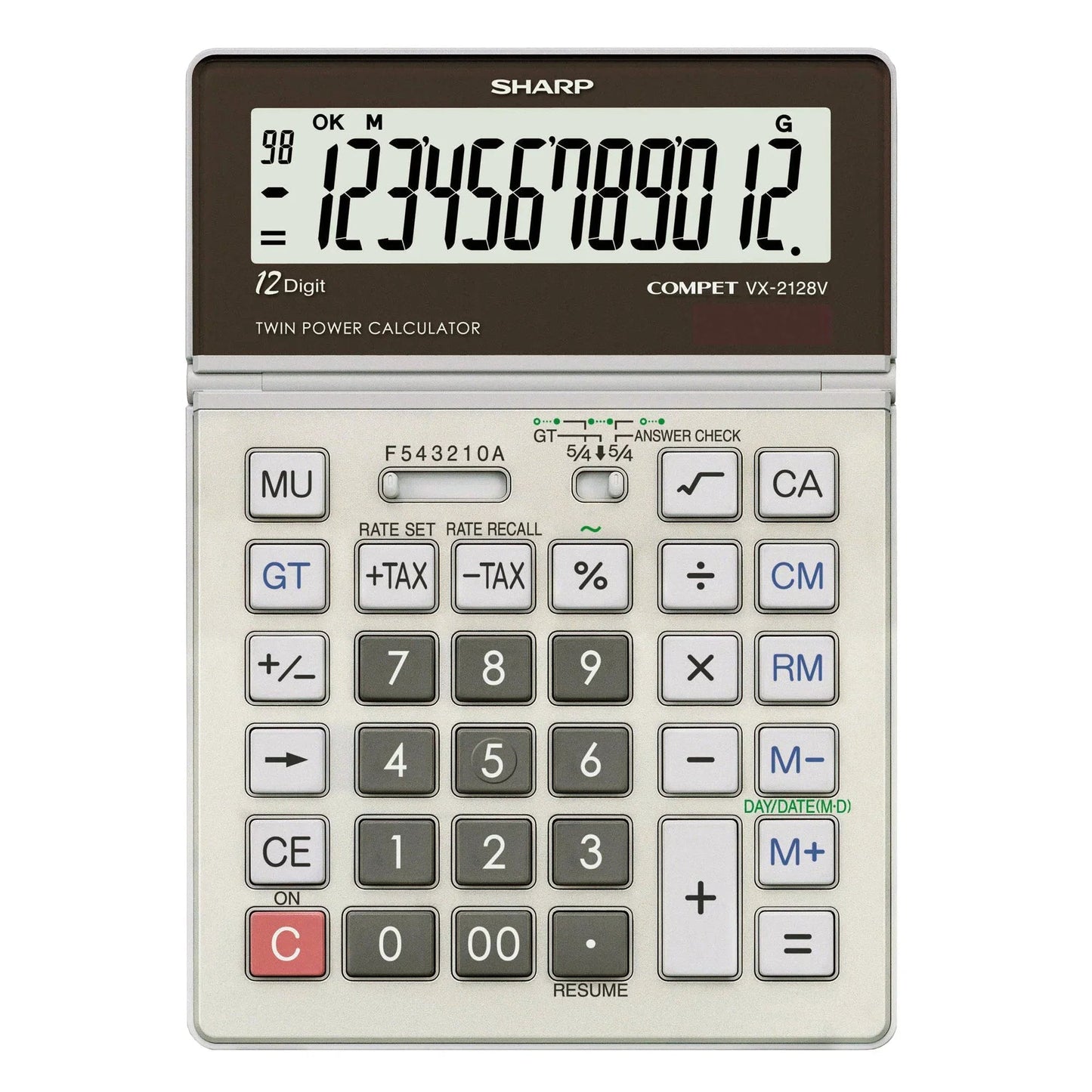 Sharp 12-Digit Commercial Desktop Calculator with Answer Check and Kickstand  Highlights: