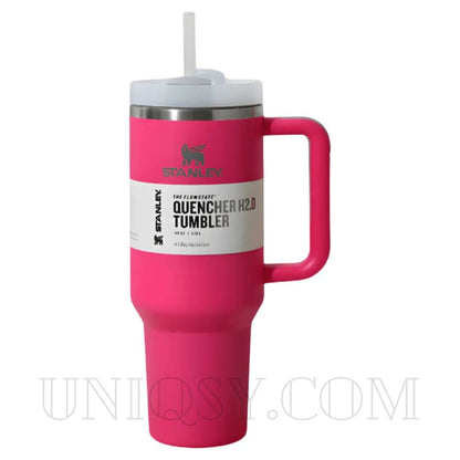 The Quencher Stanley Neon 40 OZ Tumbler Cup