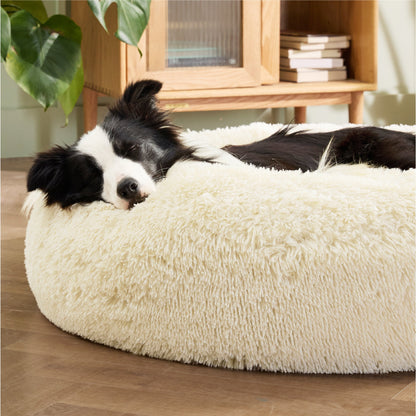 Calming Donut Bed for Dogs and Cats