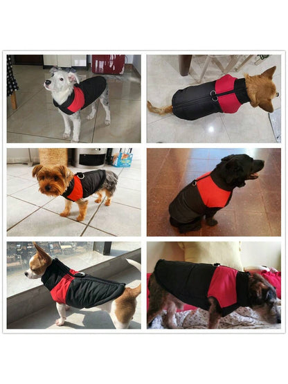 Winter Warm Waterproof Dog Jacket For Small Medium Large Dogs Clothes Chihuahua Vest Labrador French Bulldog Costume Pet Apparel