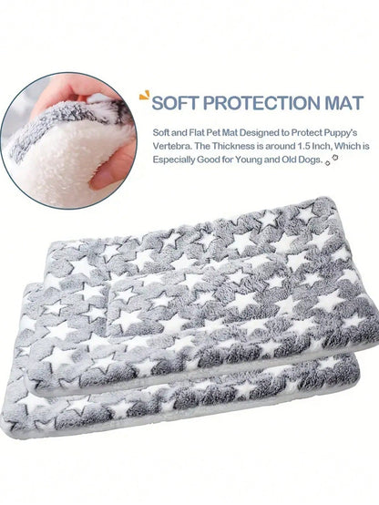Luxury Plush Pet Blanket, Thick Warm Breathable Soft Comfortable Pet Cat Dog Bed Mat,Machine Washable, Indoor Blanket Suitable For All Sizes Of Pets In Winter
