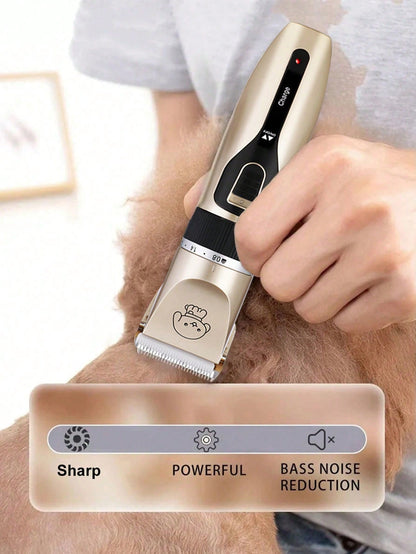 USB Rechargeable Dog Hair Clipper, Cordless Dog Grooming Kit, Cat Hair Trimmer, Pet Grooming Tools