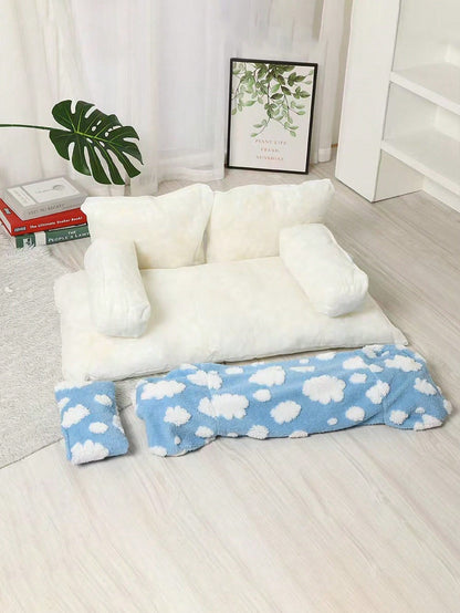 Washable All Season Pet Cat/Dog Sofa Bed, Pet Nest/Sleeping Bed For Cats And Dogs