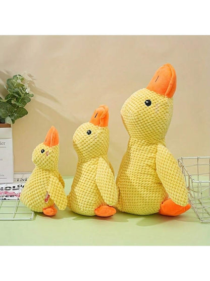 Plush Duck Squeaky Toy With Sound Effects, Suitable For Small To Medium-Sized Dog Lover And Dog Mom Loves