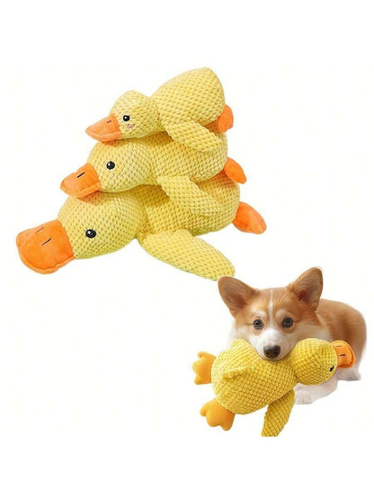 Plush Duck Squeaky Toy With Sound Effects, Suitable For Small To Medium-Sized Dog Lover And Dog Mom Loves