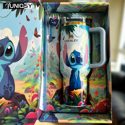 Stanley Stitch Blue 40 OZ Tumbler - Limited Edition