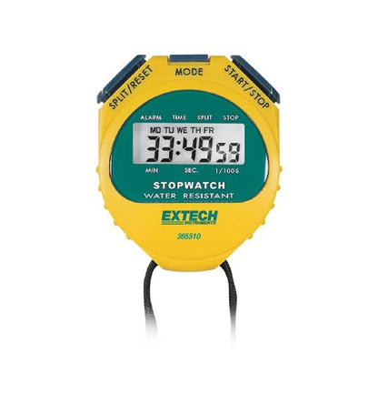 Extech 365510 Stopwatch/Clock, Yellow