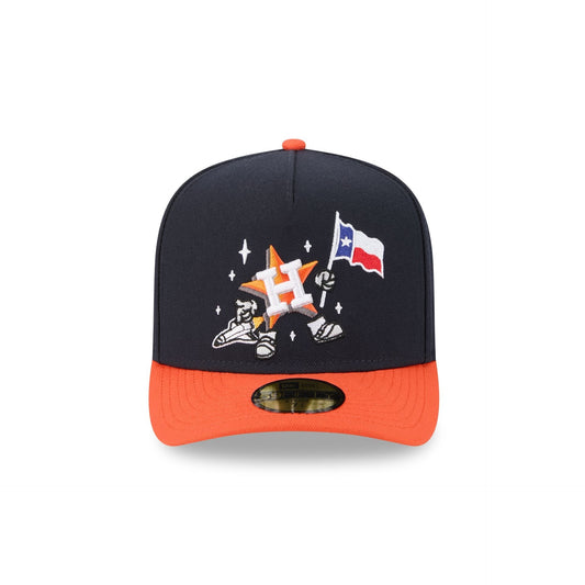 Houston Astros Cartoon 59FIFTY A-Frame Fitted Hat