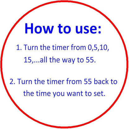 Mechanical Kitchen Timer, Cute Mushroom Timer for Kids, Wind Up 60 Minute Manual Countdown Timer for Classroom, Home, Study and Cooking (Beige Base)