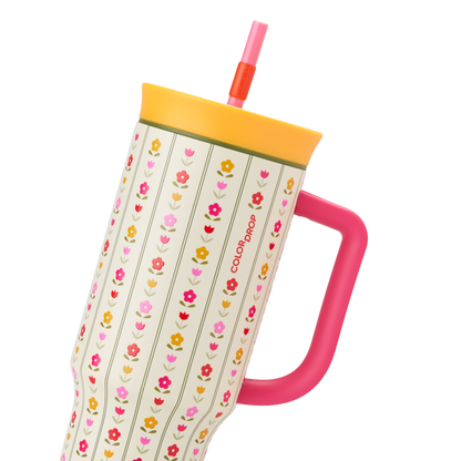 Owala 40oz Tumbler  Flower Crown