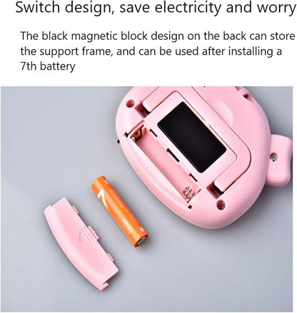 Kitchen Timer, Cute Cartoon Animal Countdown Timer, Digital Cooking Timer with Magnetic, LCD Large-Screen Visual Clock, Hangable Alarm Clock with Stand，for Cooking Bake Sport Game (Timer-XZ)