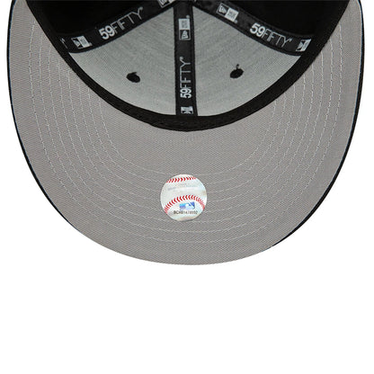 Atlanta Braves MLB Black Low Profile 59FIFTY Fitted Cap