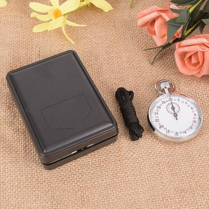 Mechanical Stop Watch, SXJ504 Handheld Sports Chronograph Alarm Mechanical Stopwatch Running Timer, for Sports Referee Running Cycling Count Timer