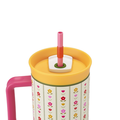 Owala 40oz Tumbler  Flower Crown