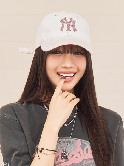 MLB New York Yankees Basic Denim Unstructured Ball Cap (KISS OF LIFE Wear)