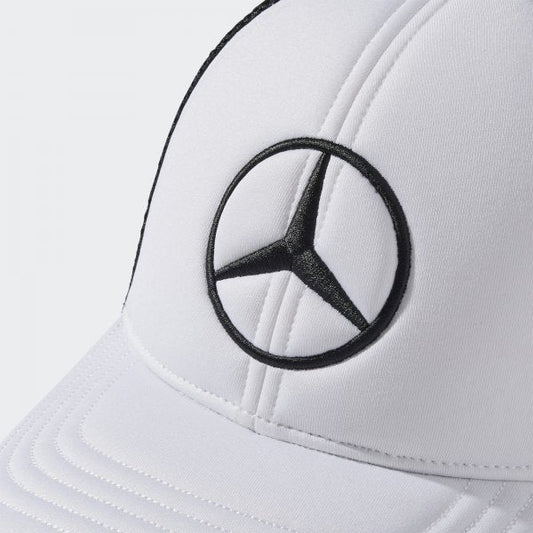 Mercedes AMG Petronas F1 2026 Snapback Star Trucker Hat White