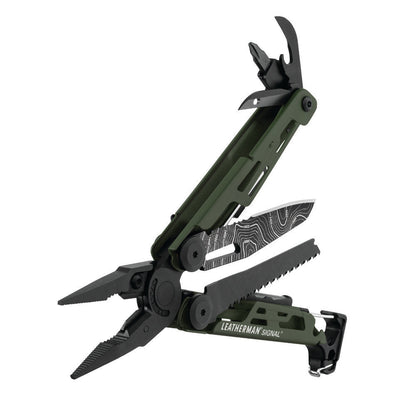 Leatherman Signal Green Topo Pliers Multi-tool