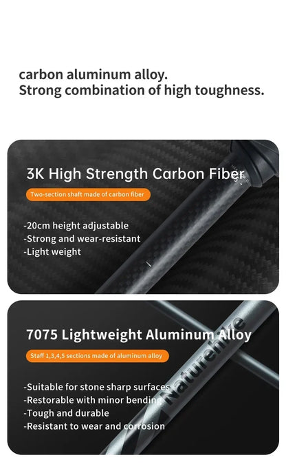 Climbing Sticks Ultralight Outdoor Folding Trekking Poles
