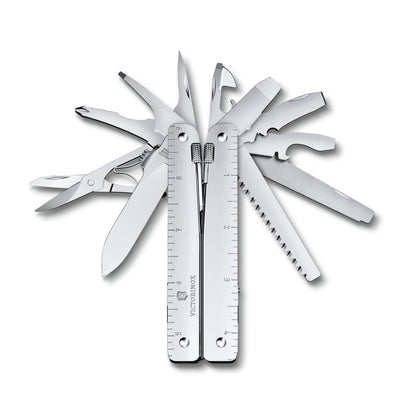 Swiss Army SwissTool MX Silver with Nylon Pouch