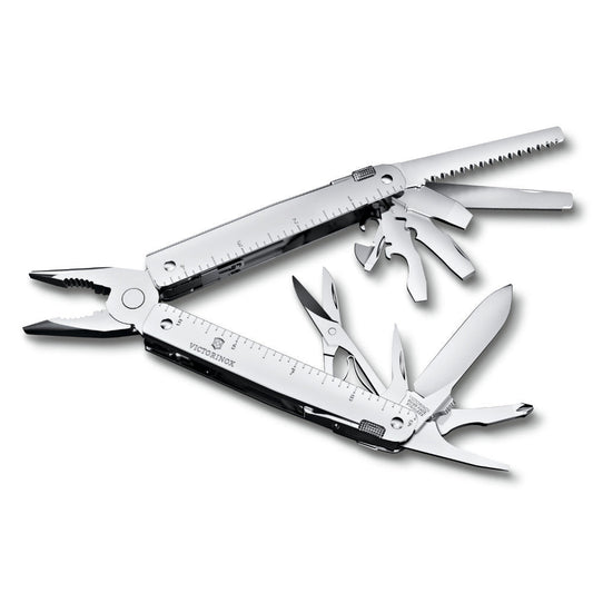 Swiss Army SwissTool MX Silver with Nylon Pouch