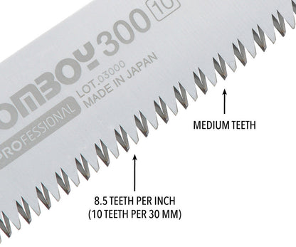 Silky Gomboy Folding Saw - Straight - Medium Teeth (121-xx)