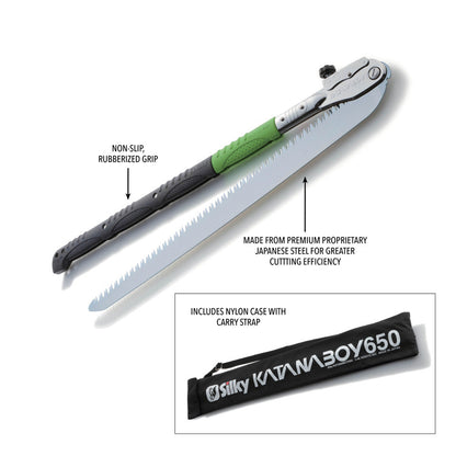 Silky Katanaboy Folding Saw 650 - Straight - XLarge Teeth (710-65)