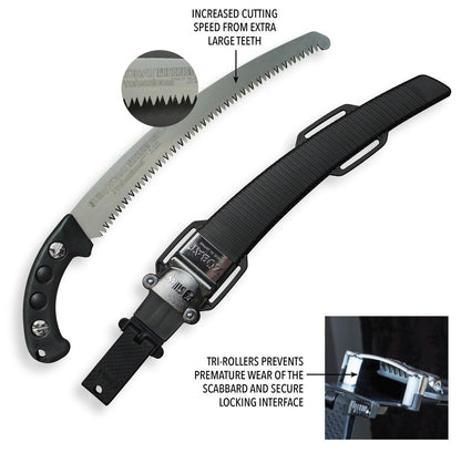 Silky Zubat Arborist Pro Hand Saw 330 - Curved - XLarge Teeth (722-33)