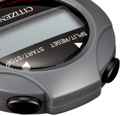 CITIZEN RHYTHM 8RDA04‑008 Sports Stopwatch, Multi‑Function Timer, Simple Cumulative & Split Timing, Dual‑Time Recording
