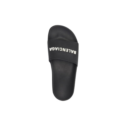 Balenciaga Pool Slides - Black