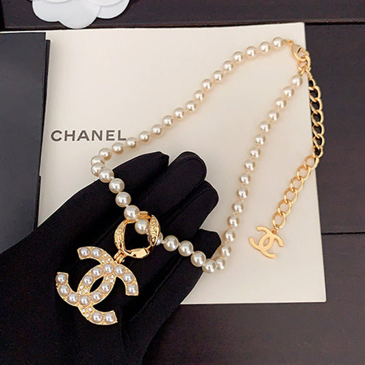 18K  Chanel Classic Pearl Necklace