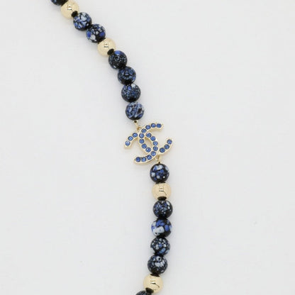 18K  Chanel Blue Pearl Necklace